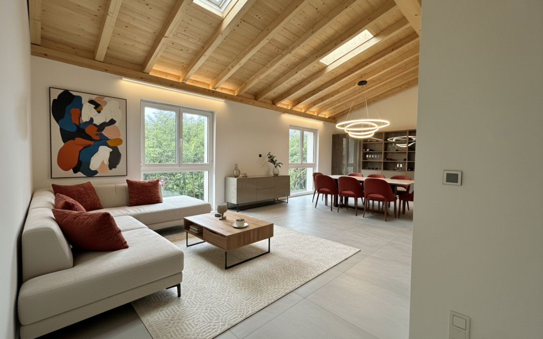 LUGANO-CADRO: NUOVA CASA UNIFAMILIARE IMMERSA NEL VERDE