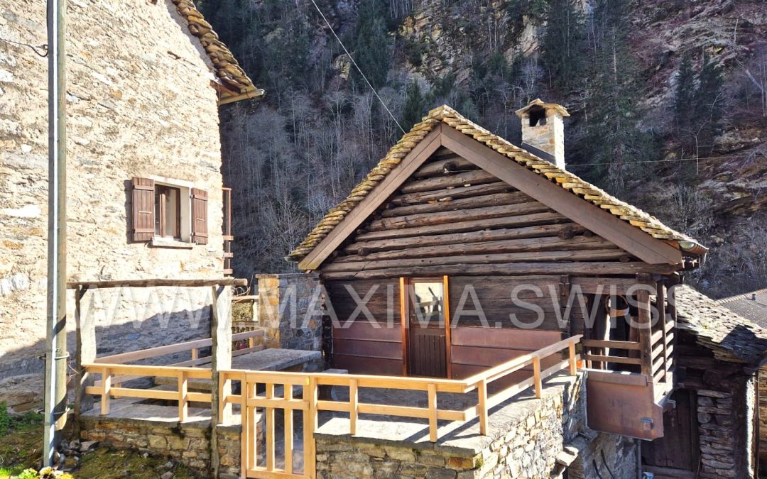 BIASCA – VAL PONTIRONE: CARATTERISTICO RUSTICO IMMERSO NELLA NATURA