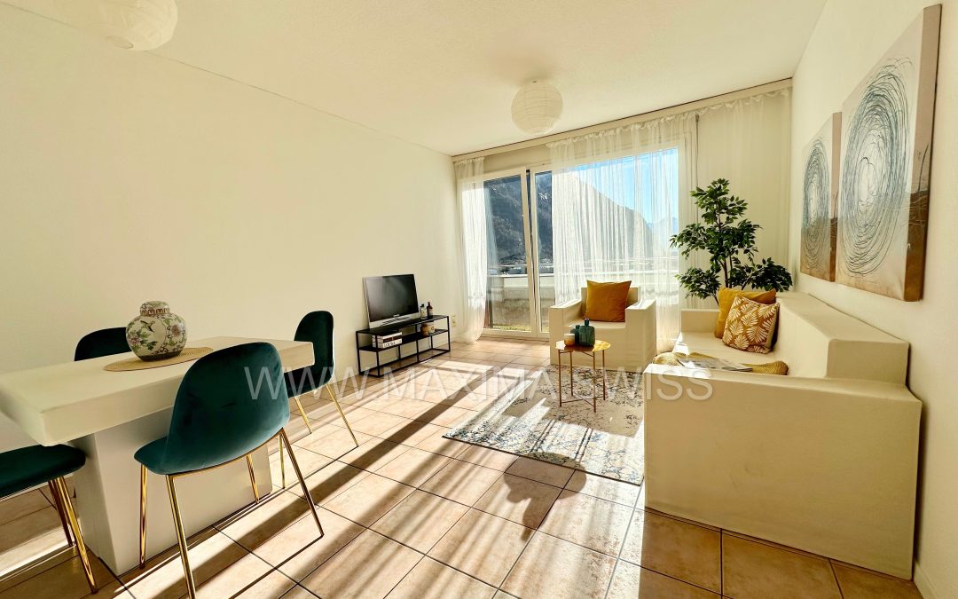 BIASCA: LUMINO E FUNZIONALE 4.5 LOCALI