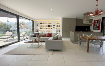 DAVESCO SORAGNO: APPARTAMENTO DESIGN CON GIARDINO, SPA E GROTTINO